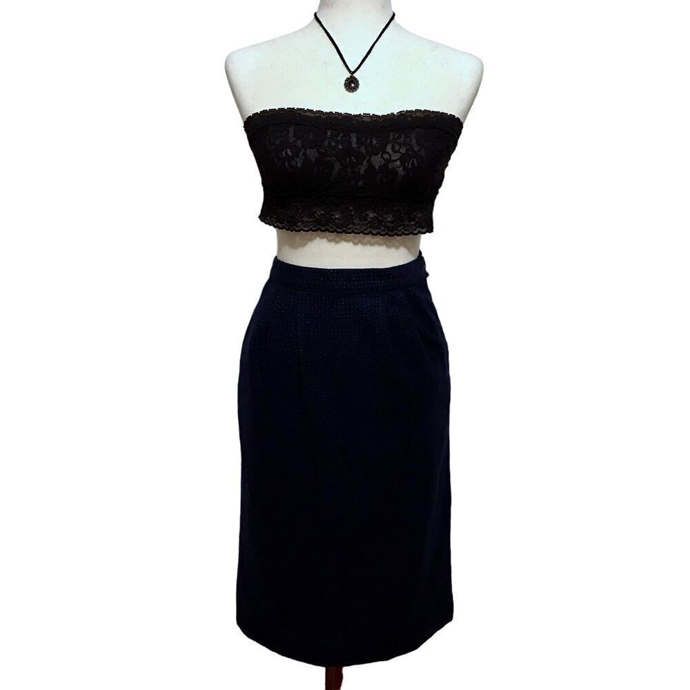 Rafaella Vintage Wool Blend Skirt Women 2P
